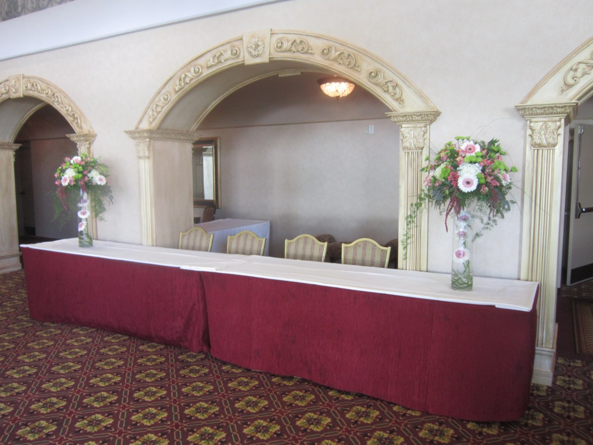 Salvatore's Wedding Reception Flowers Lancaster, NY