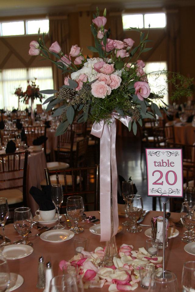 Avanti Mansion Wedding Reception Flowers Hamburg, NY