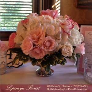 Wedding Flowers at The Butler Mansion in Buffalo NY