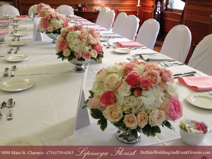 Wedding Flowers at The Butler Mansion in Buffalo NY